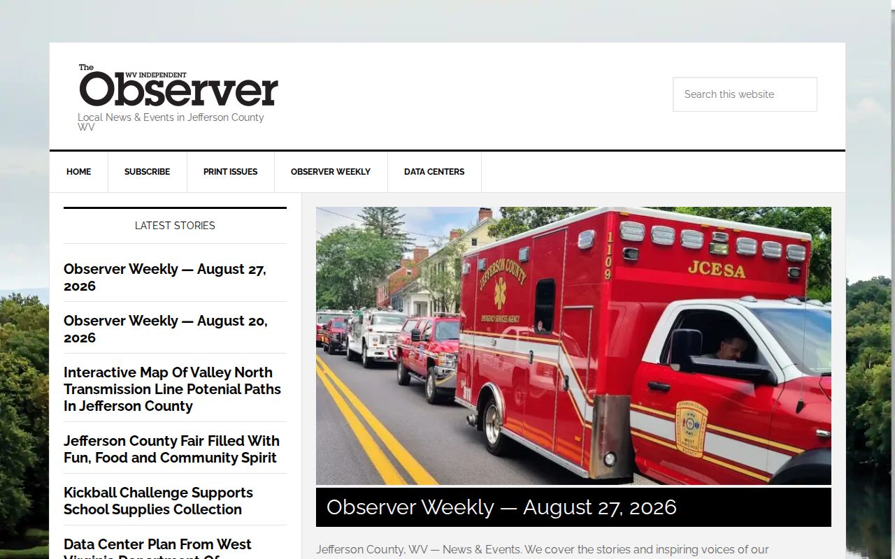 Jefferson County crime news source at ObserverWV